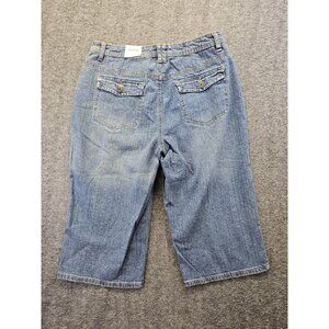 St Johns Bay Capri Jeans Mid Rise Womens Size 8